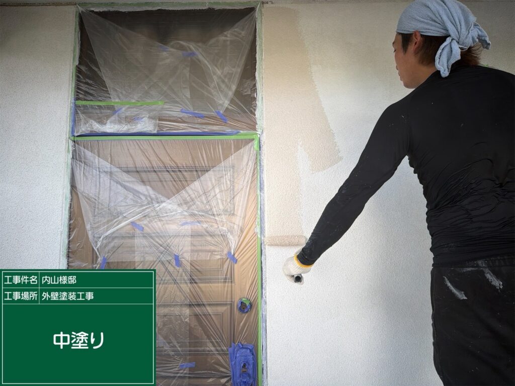 【奈良県大和郡山市小泉町】戸建住宅の外壁塗装工事｜外壁の塗り替え・付帯部塗装施工事例の施工記録
