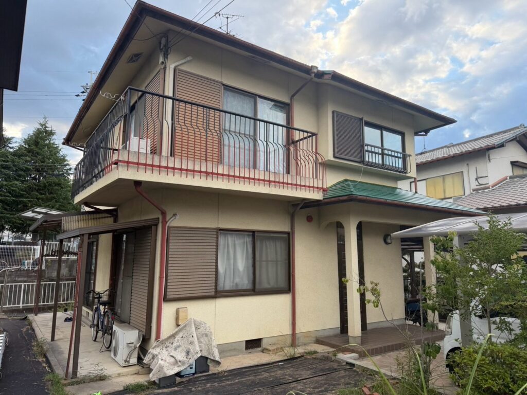【奈良県大和郡山市小泉町】戸建住宅の外壁塗装工事｜外壁の塗り替え・付帯部塗装施工事例／施工前の登録写真