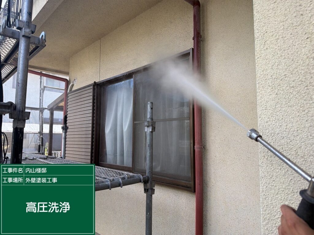 【奈良県大和郡山市小泉町】戸建住宅の外壁塗装工事｜外壁の塗り替え・付帯部塗装施工事例の施工記録