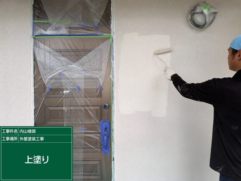【奈良県大和郡山市小泉町】戸建住宅の外壁塗装工事｜外壁の塗り替え・付帯部塗装施工事例の施工記録